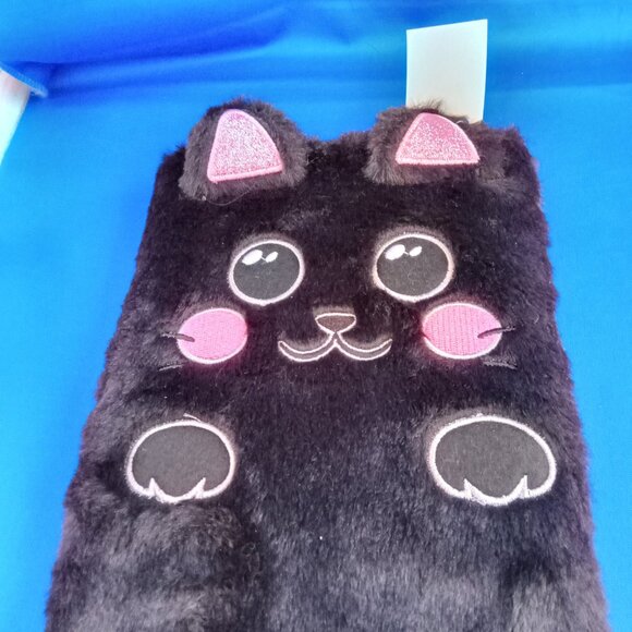 set of 2 furry animal notebooks Black Cats NWT - Picture 2 of 4